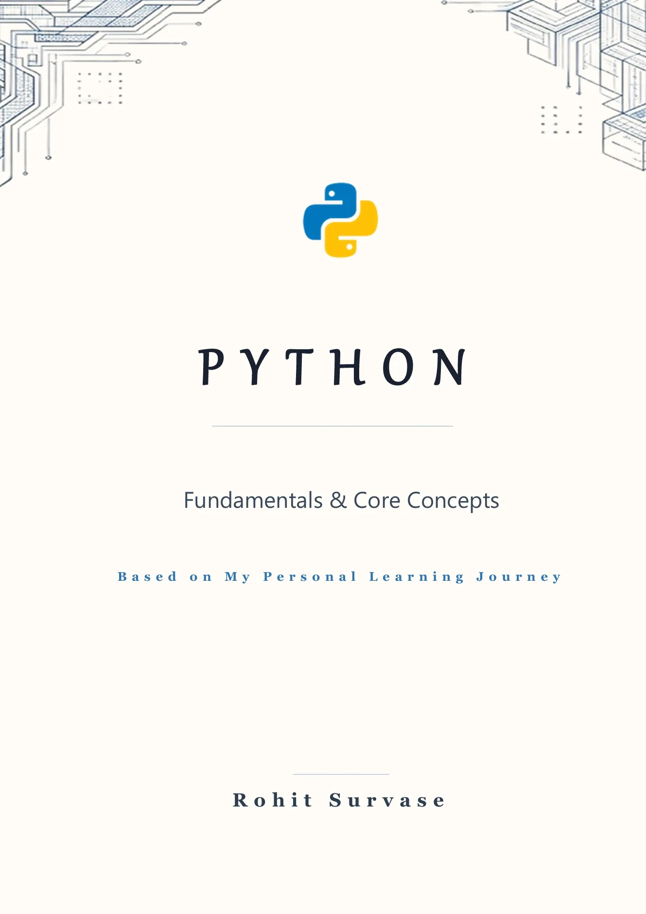 Python: Fundamentals & Core Concepts Book Cover